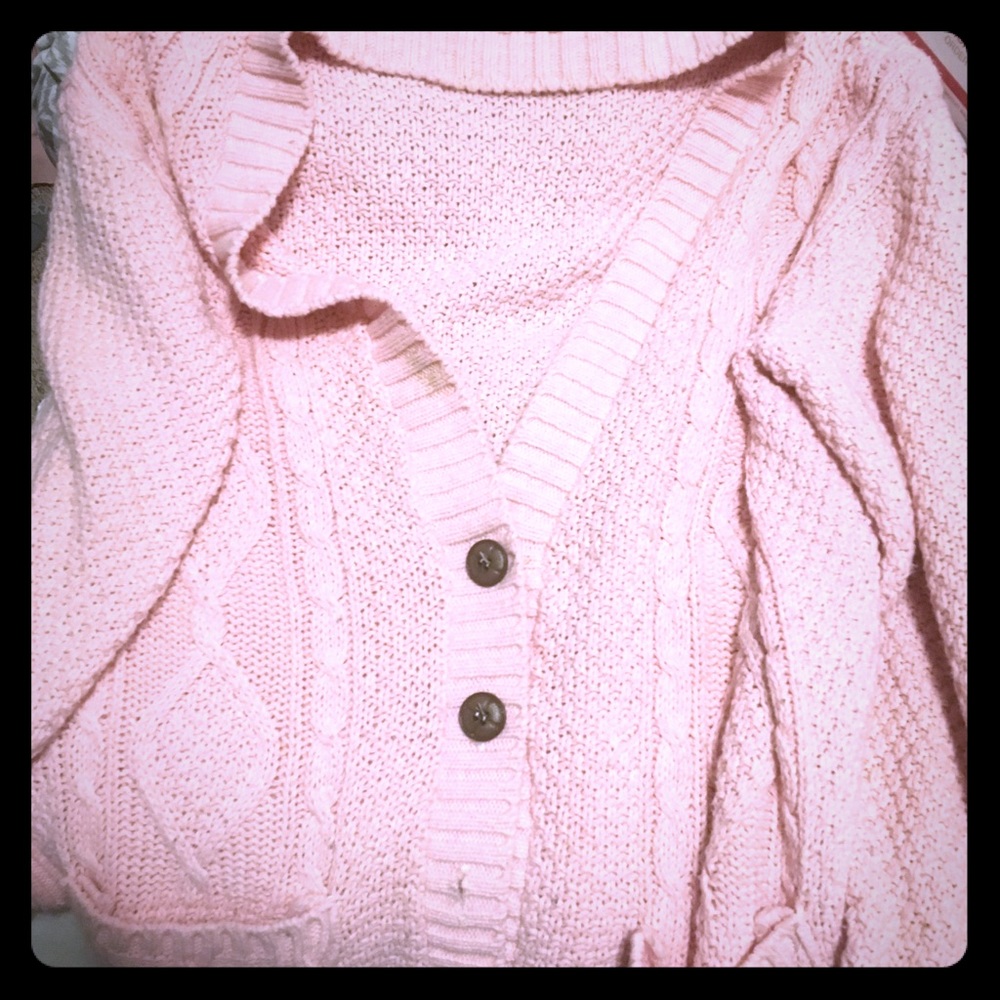 Pink sweater